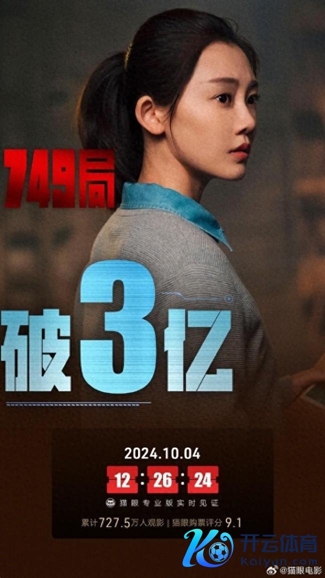 《749局》票房破3亿